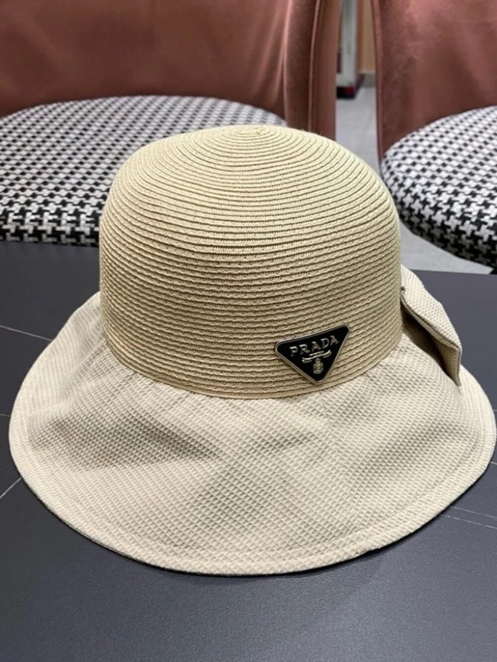 🌸PRADA Prada sunshade fisherman hat
